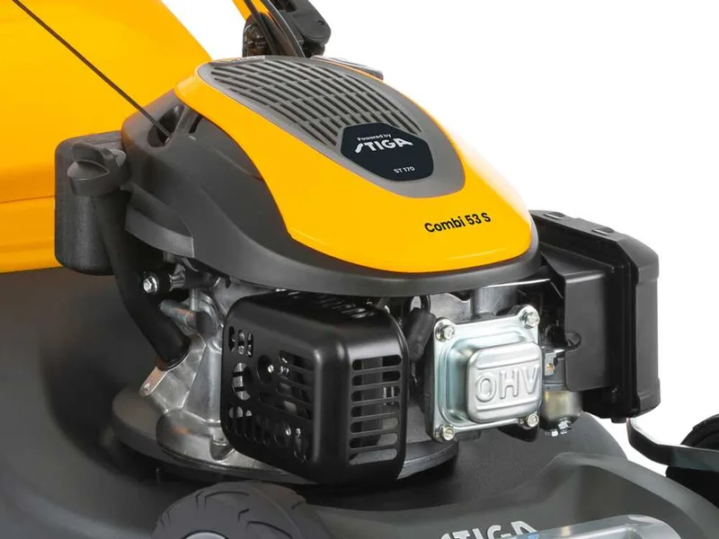Stiga Combi 53 S - Tondeuse à gazon thermique tractée - 3 en 1 - Moteur ST 170