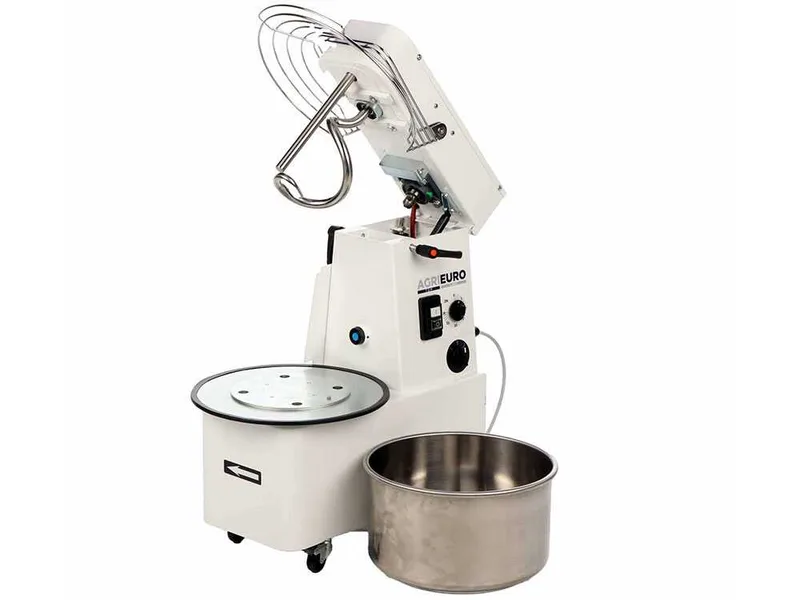 Pétrin à spirale relevable Mixer 3000 T-2G Deluxe - 24 kg triphasé à 2 vitesses