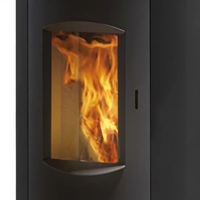 EK63 Like 80 Evo Poêle à granulés acier noir COAX