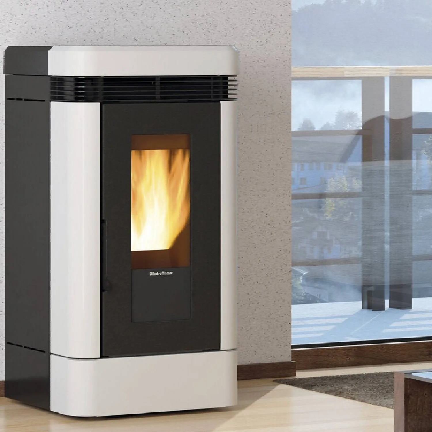 Extraflame LUCIA PLUS.16 - Weiss poêle à granulés