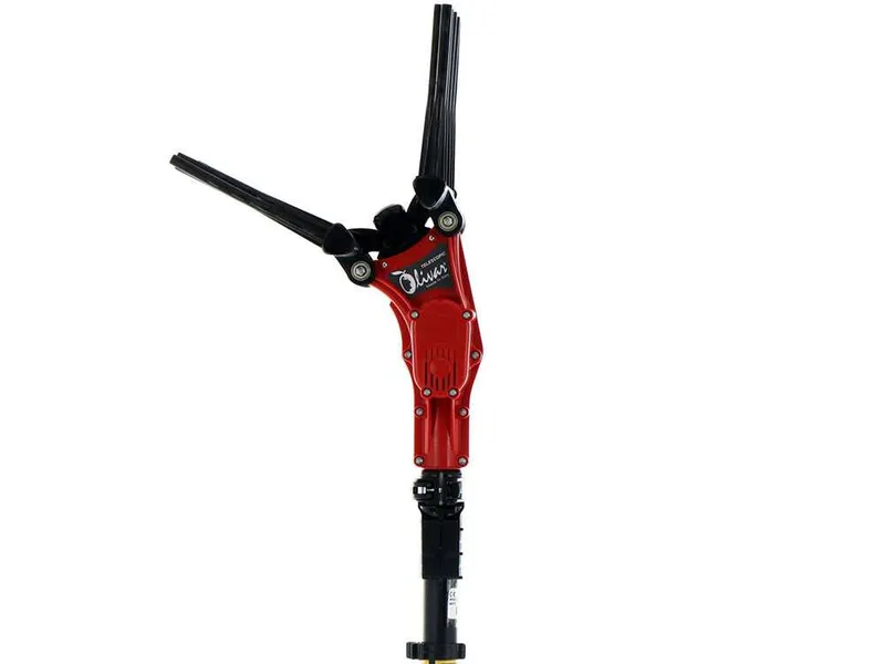 Peigne vibreur électrique à batterie Zanon Olivar Electric AL 300 - Perche télescopique en aluminium 210 - 340 cm
