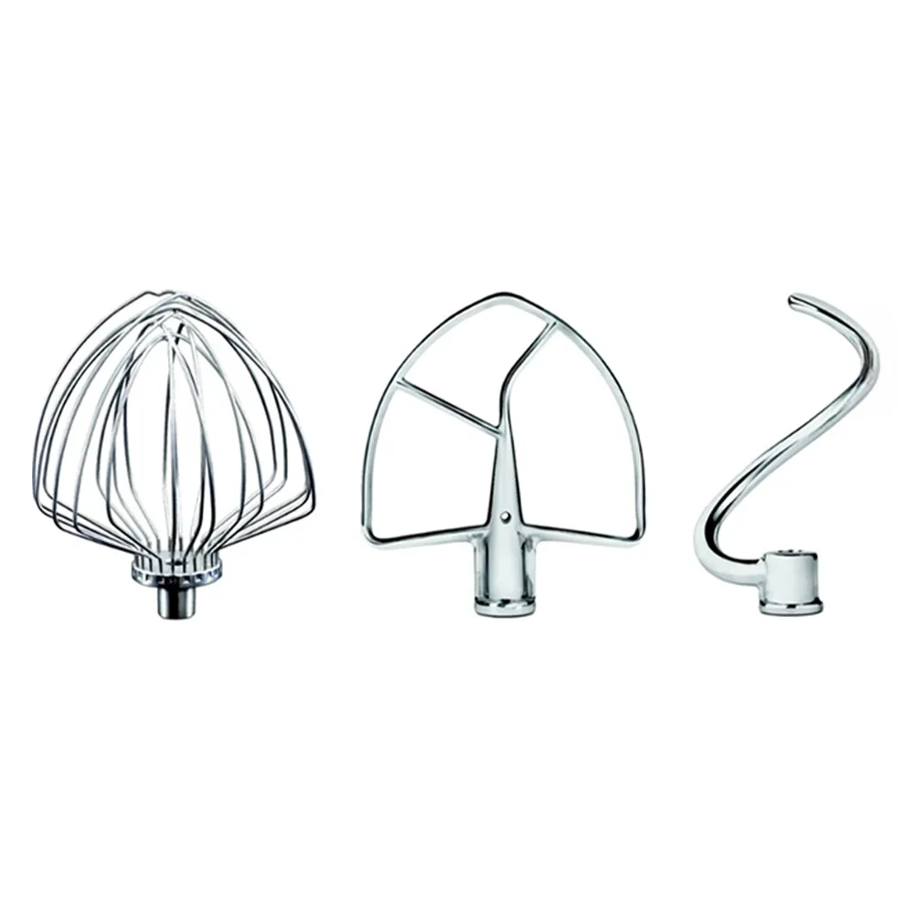 KitchenAid 5KSM7BL3PSS - Lot de 3 accessoires en acier inox