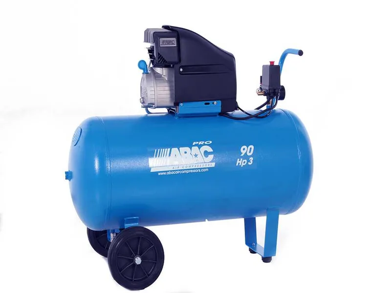 ABAC Estoril L30P - Compresseur d'air électrique sur roues - Moteur 3 CV - 90 litres