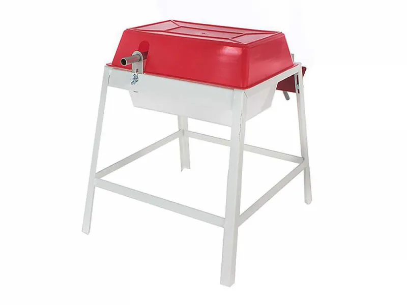 Grifo 3 robinets - Remplisseuse manuelle avec becs inox et réservoir en acier émaillé