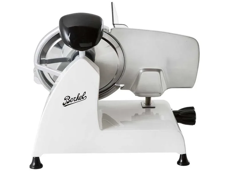 BERKEL Red Line 250 Blanche - Trancheuse avec lame en acier chromé de 250 mm
