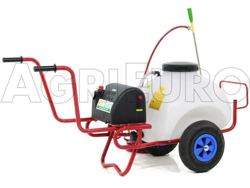 Pulvérisateur à batterie 12 V de 70 l PRO - Pompe de pulvérisateur électrique sur chariot
