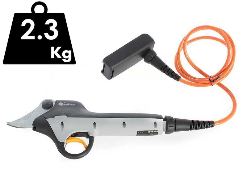 Sécateur électrique de taille Volpi Kamikaze KV501, batterie Li-ion 4,4 Ah - Diamètre de coupe 30 mm