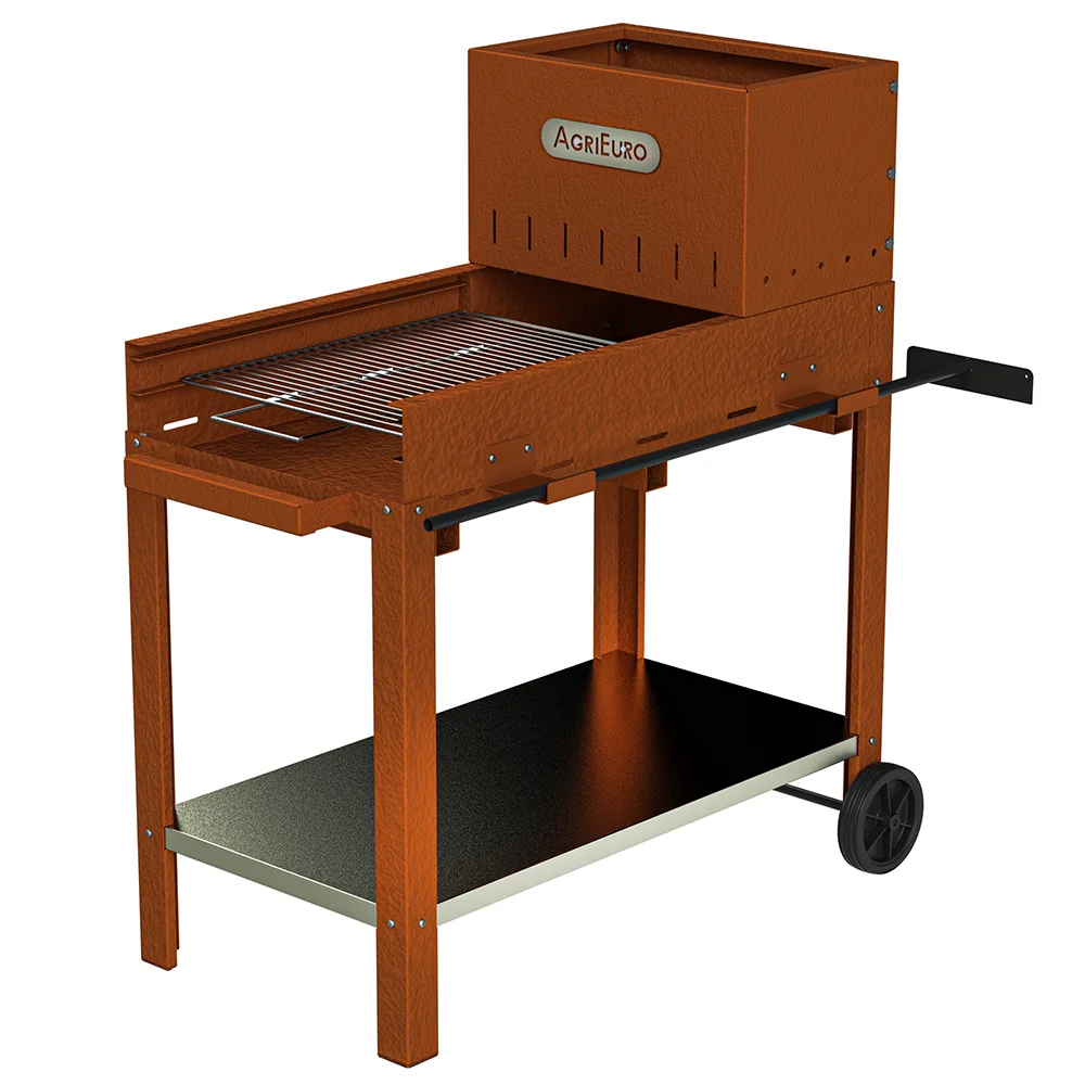 Flipper 50 - Barbecue à bois et charbon en corten