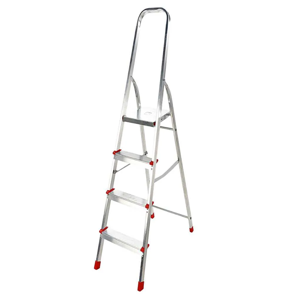 Échelle en aluminium avec tréteau Alice 4, 4 marches, 1,49 m