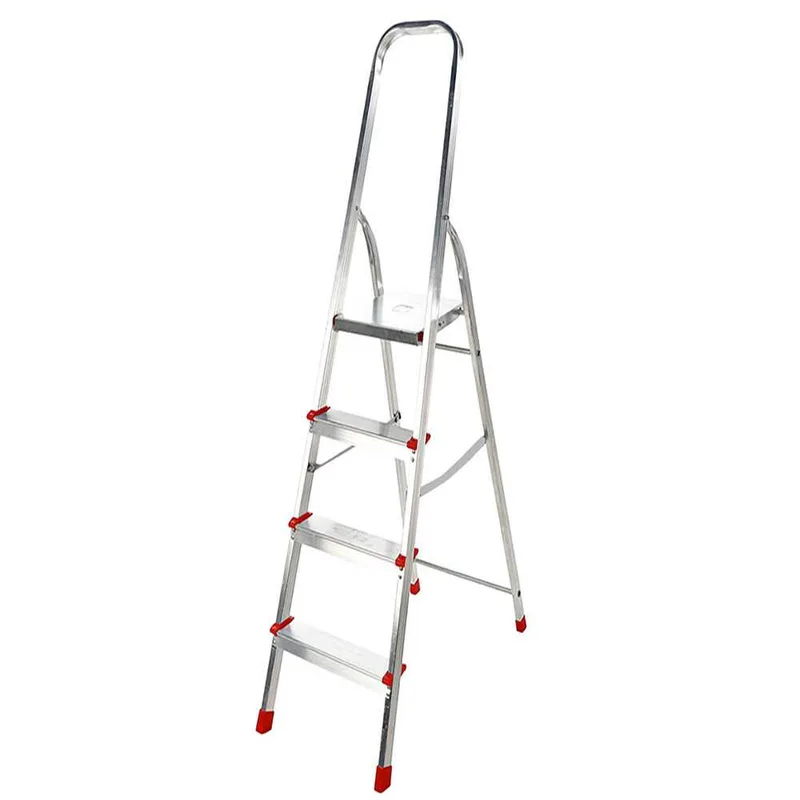 Échelle en aluminium avec tréteau Alice 4, 4 marches, 1,49 m