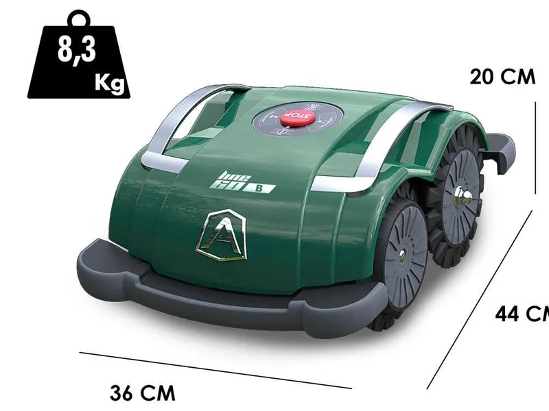 Ambrogio L60 Elite S+ - Robot tondeuse sans fil périphérique - Ne nécessite d'aucune installation