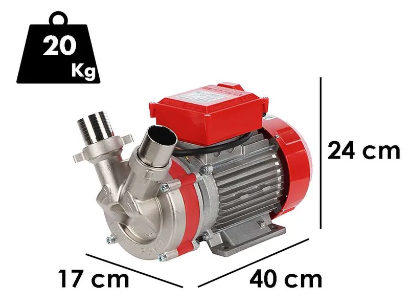 Rover Novax 50 T - Pompe électrique de transfert en alliage anticorrosion - Triphasée - 400 V