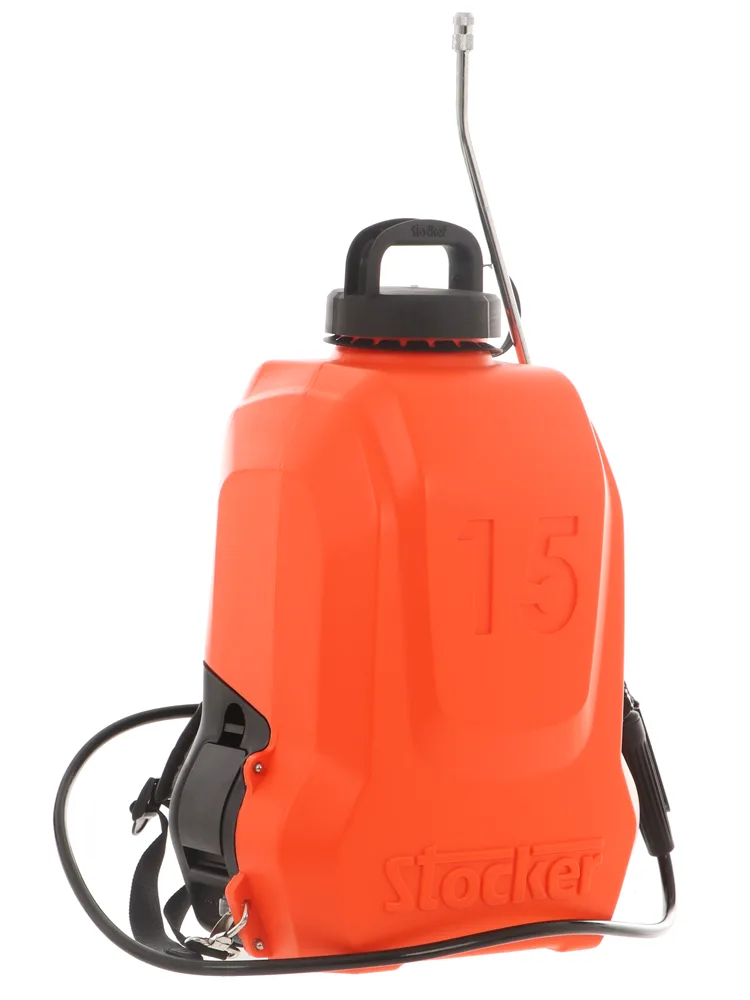 Pulvérisateur à dos Stocker - batterie au Lithium, capacité réservoir 15 litres