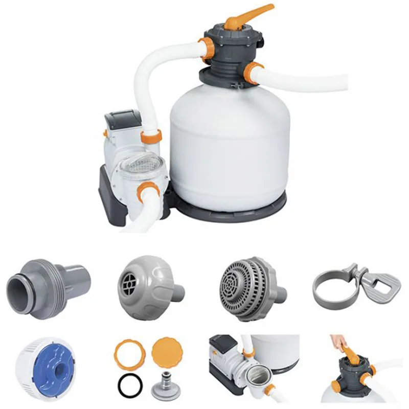 Pompe de filtration à sable Bestway 58486 - Débit d'eau 11.355 l/h - 500 W