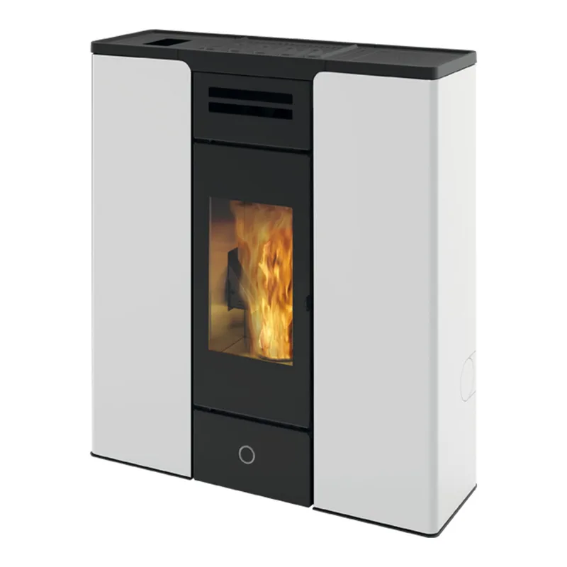 EK63 Entity 90+ Evo Poêle à granulés acier blanc