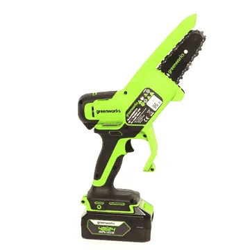Greenworks GD48MCS10XK2 - Élagueuse manuelle à batterie sans balais - 48V 2Ah