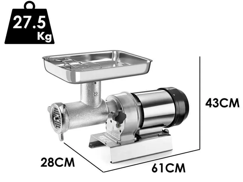 Tre Spade TC-32 Elegant/2CV - Hachoir à viande électrique - 1500 W - n° 32