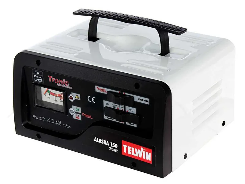 Telwin Alaska 150 Start - Chargeur de batterie, démarreur et mainteneur de charge - batteries au plomb 12V