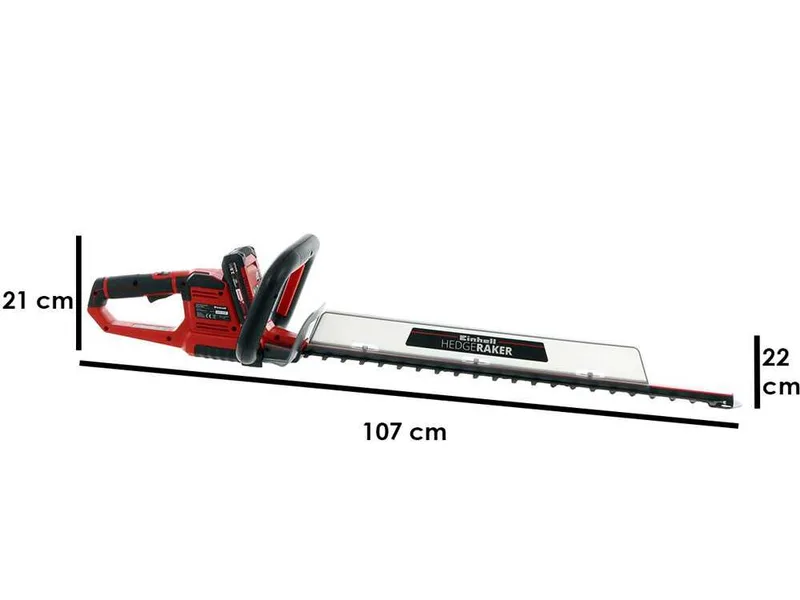 Einhell GE-CH 18/60 Li - Taille-haie à batterie 18 V/4 Ah - Lame de 67 cm