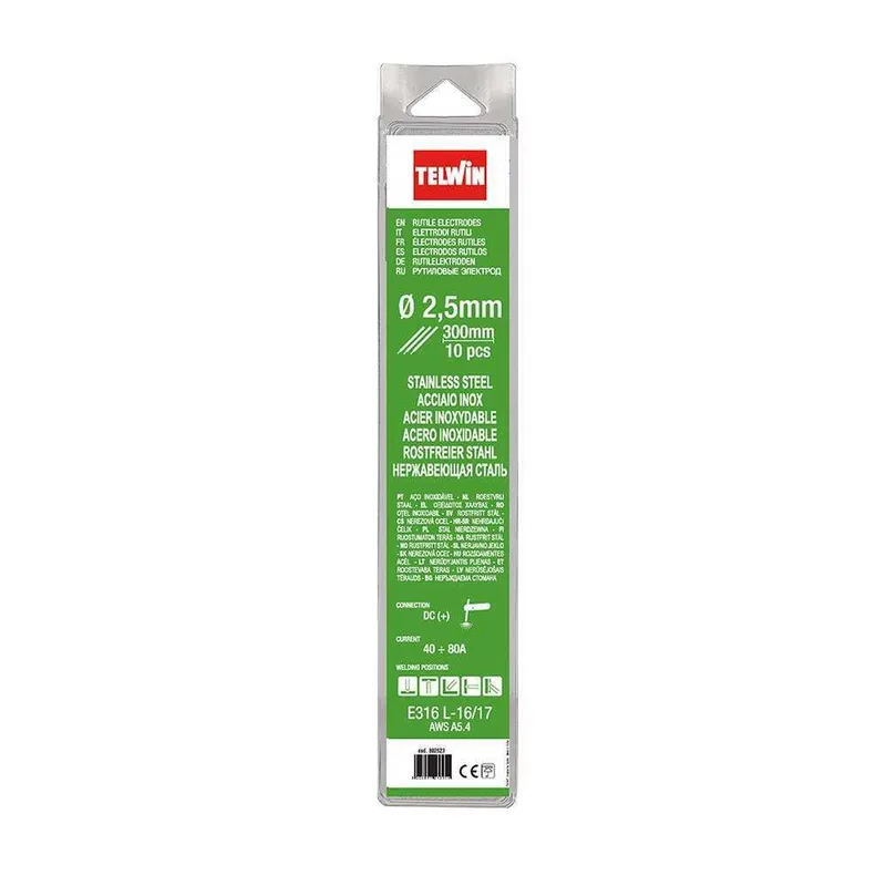 Électrodes inox d. 2,5 mm Telwin - 10 pz
