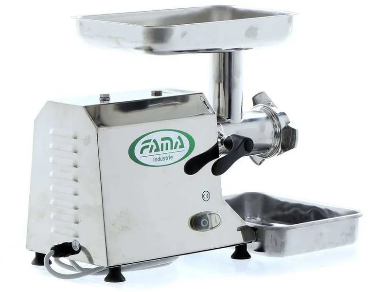 Fama TIK22 UNIKO - Hachoir à viande électrique - Corps et groupe de hachage en acier inox - 400V