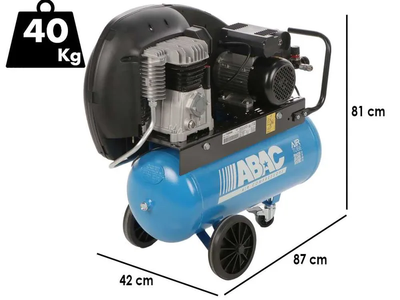 ABAC EXT A29B 50 CM2 - Compresseur à air électrique monophasé à courroie - Moteur 2 CV – 50 L