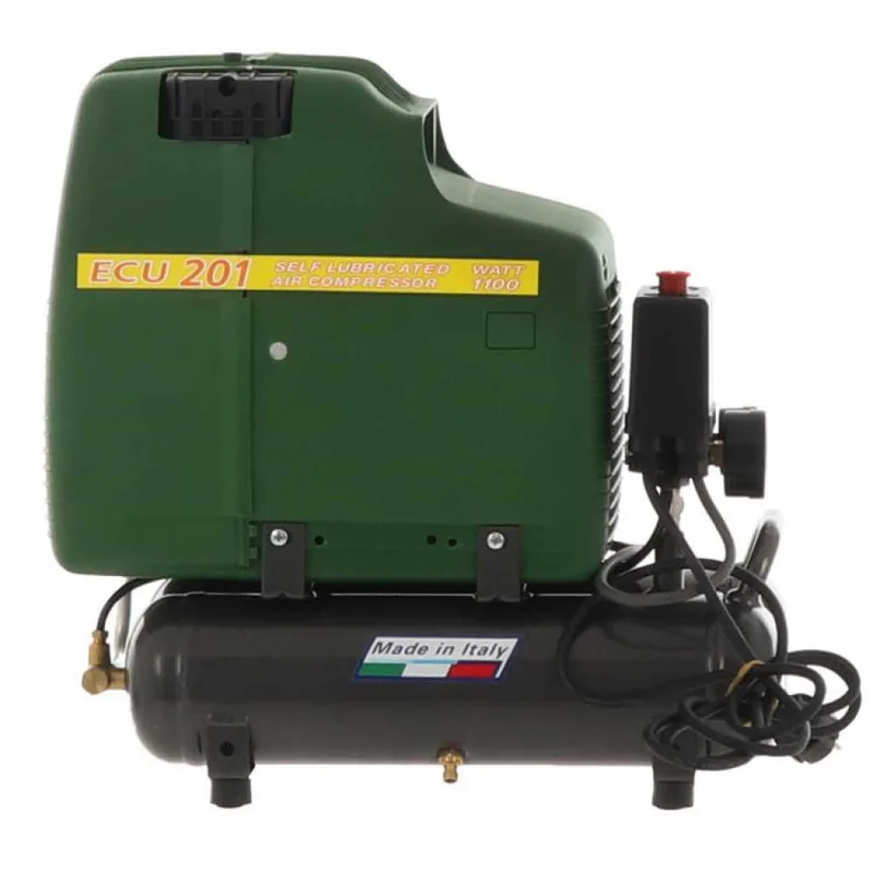 Fiac ECU 201 - Compresseur d'air électrique portatif monophasé, oil-less - Moteur 1.5 CV - 6 L