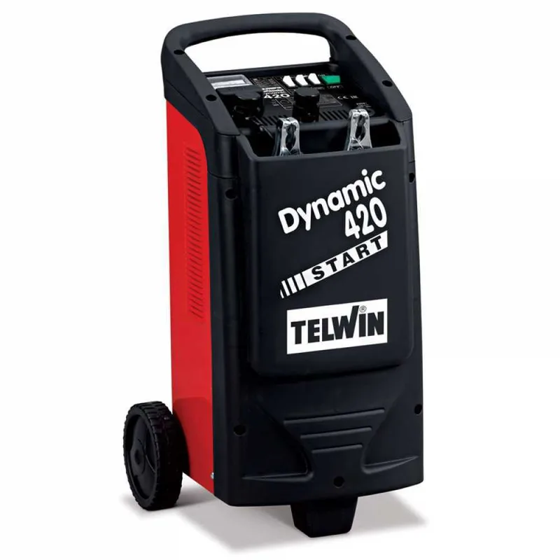 Telwin Dynamic 420 Start - Chargeur de voiture et démarreur - batteries humides/démarrage-arrêt 12/24V