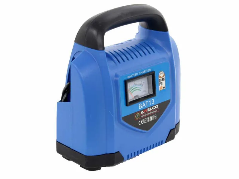 Awelco BAT 13 - Chargeur de batterie portable - alimentation monophasée - batteries 12V, de 10/30Ah
