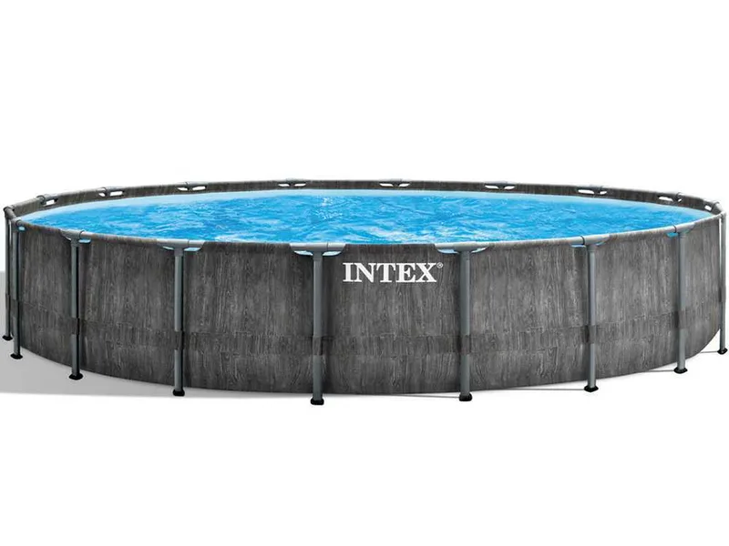 Intex Prisma Frame Greywood 26744NP - Ø549x122 cm - Piscine Ronde