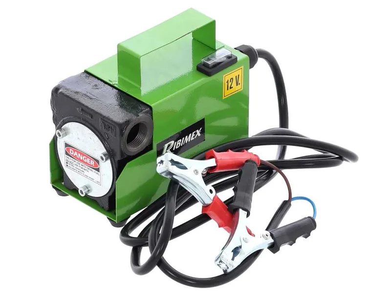 Ribimex PRKG12V - Pompe de transfert pour gasoil + kit distributeur - 12V