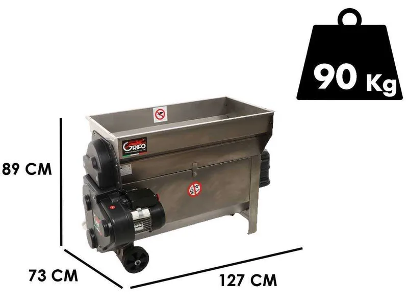 Grifo DVEP30I - Égrappoir électrique à cuve