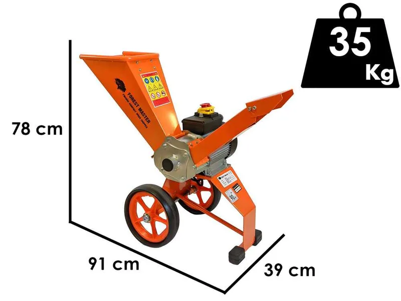 Forest Master FM4DDE-EU - Broyeur électrique - 4 CV