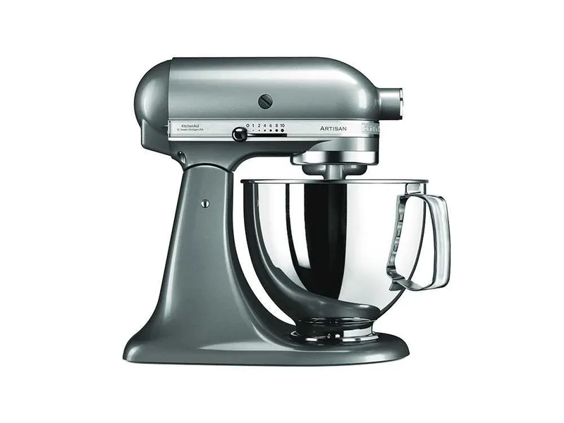 KitchenAid Artisan 5KSM125-ECU Argent - Batteur mélangeur planétaire avec tête relevable