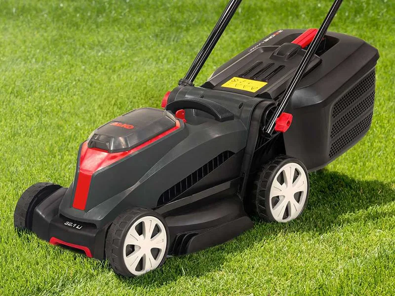 AL-KO 32.1 Easy - Tondeuse à gazon à batterie - Coupe de 32 cm - 2x 18V/2.5 Ah