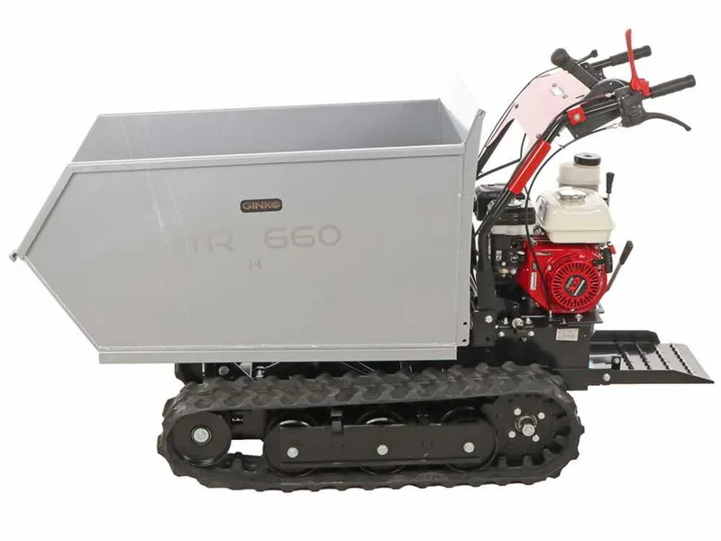 GINKO TR 660 - Brouette à moteur thermique sur chenille dumper - Moteur Honda GX 200