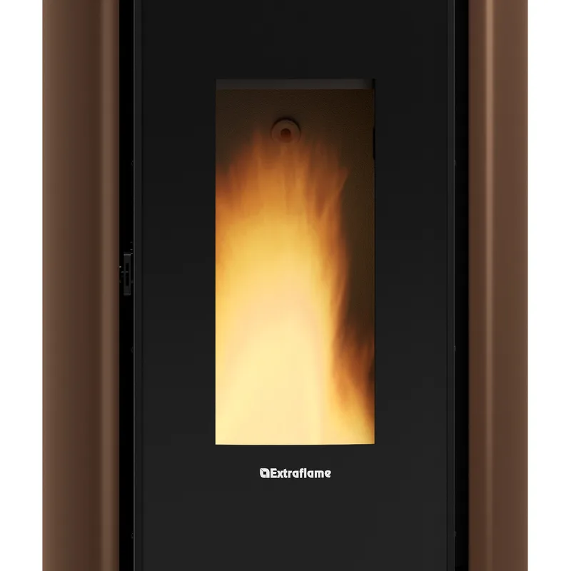 Extraflame Evolution Line Katia 9 poêle à granulés acier bronze