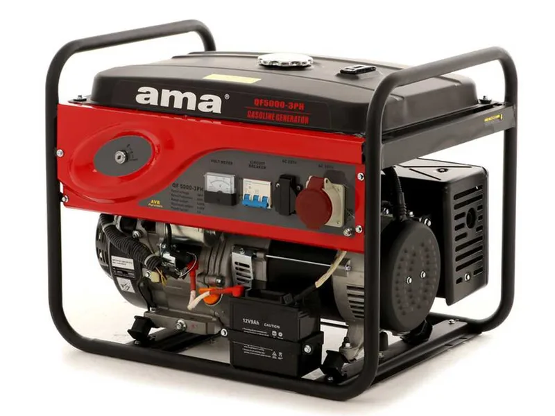 AMA QF5000 3PH - Groupe électrogène 5.5 kW triphasé à essence