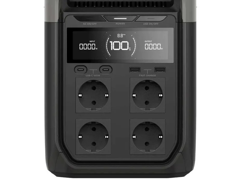 EcoFlow Delta 3 Plus - Batterie PowerStation Portable - 1800W - 1024 Wh/51.2V