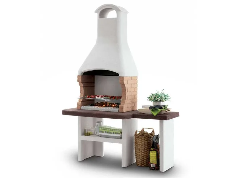 Palazzetti Jesolo 2 - Barbecue à bois et charbon en maçonnerie