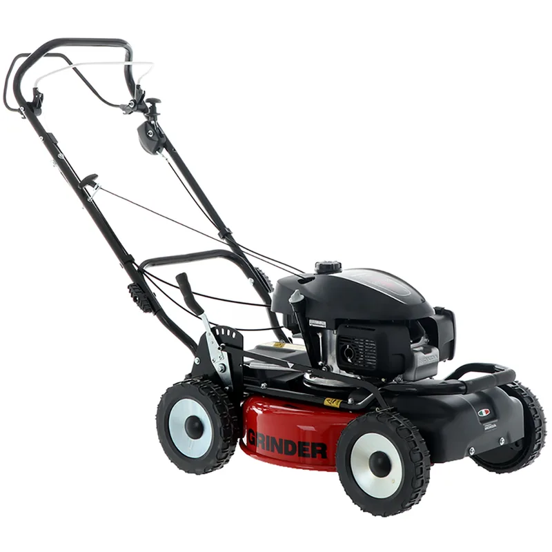 Tondeuse thermique tractée GRINDER 52 VH - Avec moteur Honda GCVx 200 - Coupe 52cm - double lame mulching
