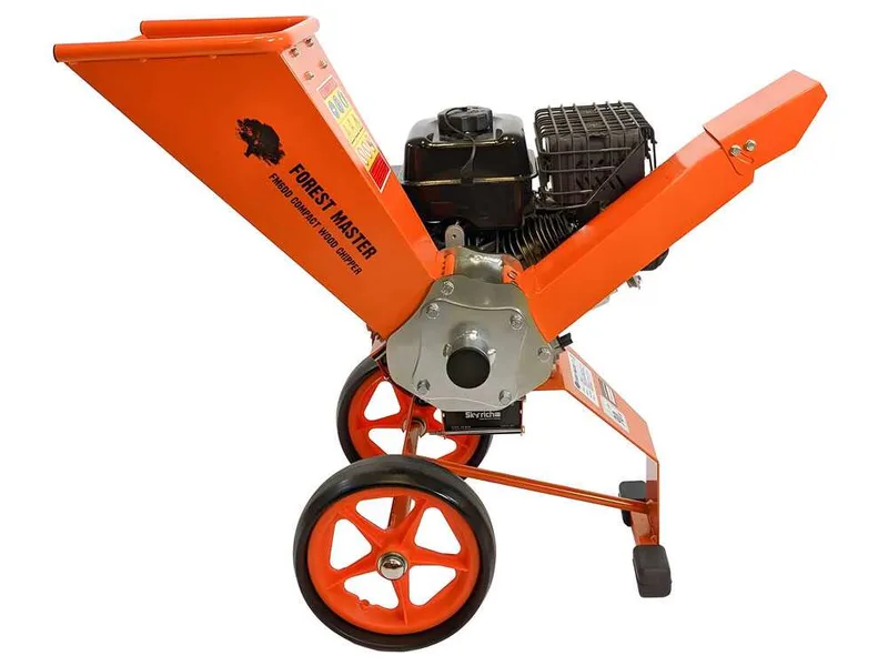 Forest Master FM6DDES - Broyeur de branches thermique - Moteur à essence LCT de 7 CV - Démarrage électrique