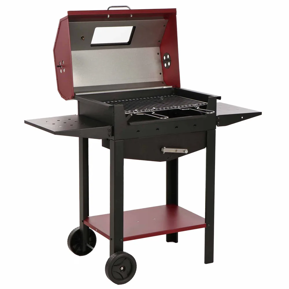 Seven Italy Eliseo Medium - Barbecue à charbon en fer artisanal - 57,5x37 cm