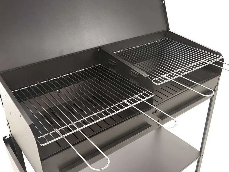 Mille Vanessa 2G - Barbecue à charbon en fer artisanal - 2x 47,5x37 cm