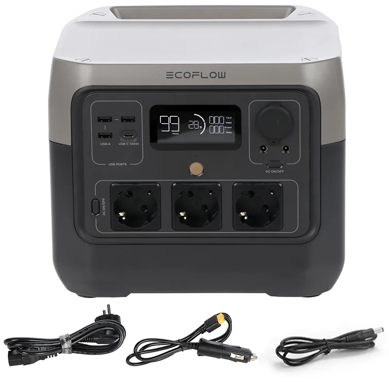 EcoFlow River 2 Pro - Batterie PowerStation Portable - 800W - 768 Wh/19.2V