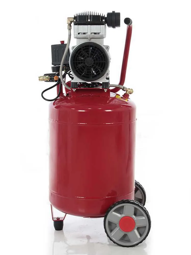 GeoTech S-AC50V-10-15C - Compresseur électrique oilless - Moteur 1.5 CV - 50 L Vertical silencieux