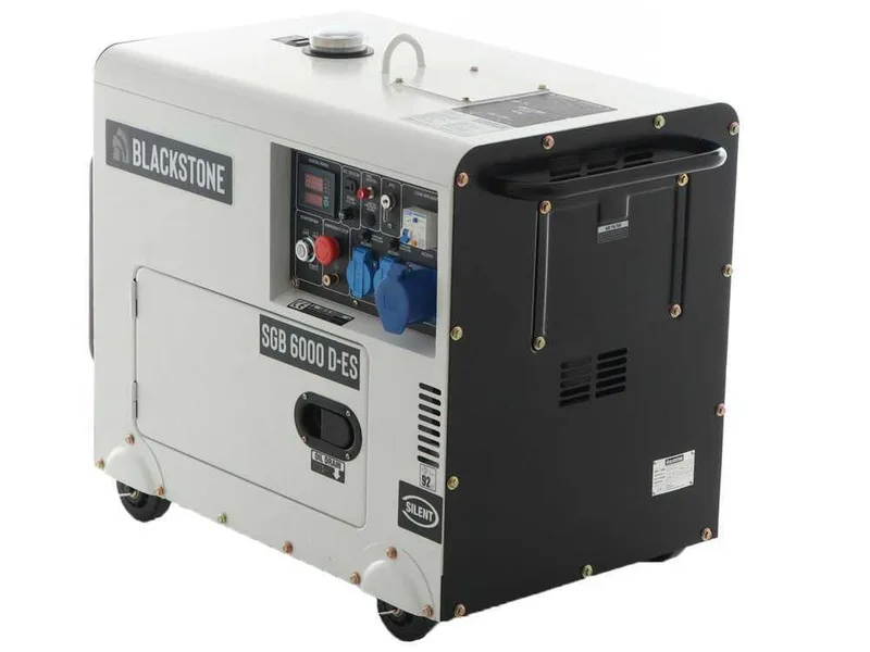 Blackstone SGB 6000 D-ES - Groupe électrogène diesel Monophasé - 5.3 kw - Tableau ATS inclus