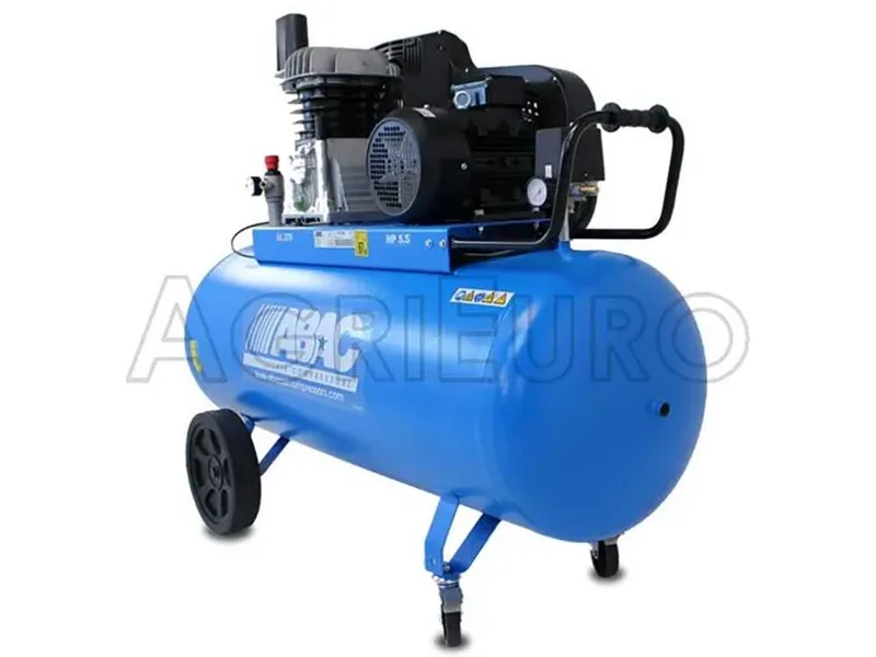 Abac B5900B 270 CT5,5 - Compresseur d'air électrique triphasé à courroie - Moteur 5,5 CV - 270 L