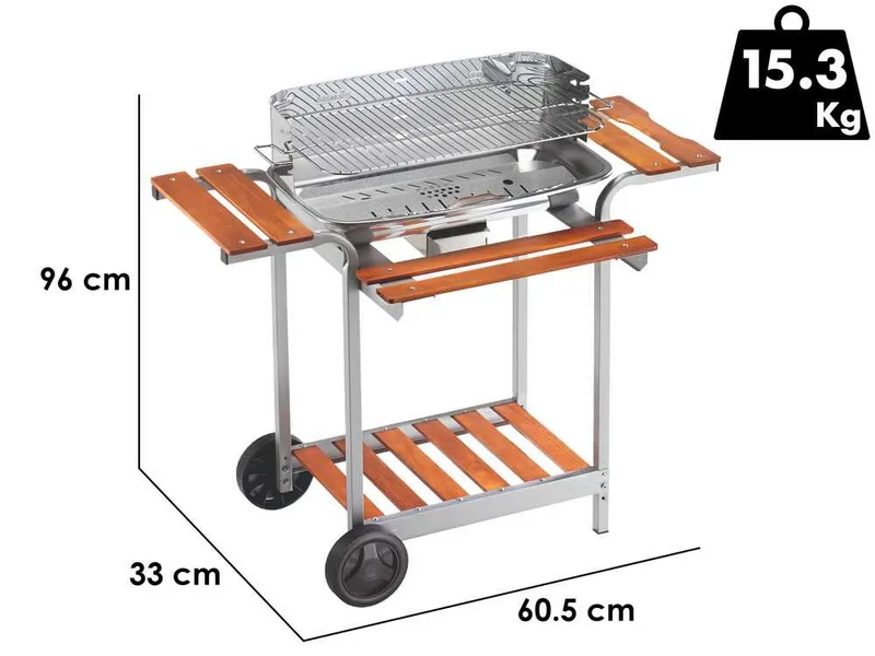 Ompagrill 60-40/Pro/C - Barbecue à charbon