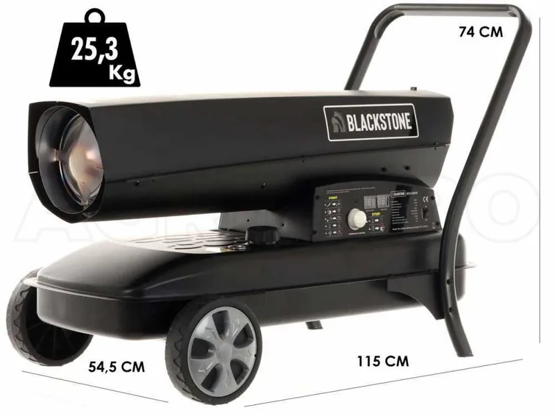 BlackStone BDH 65 KW - Générateur d'air chaud diesel - à chauffage direct - 65 KW